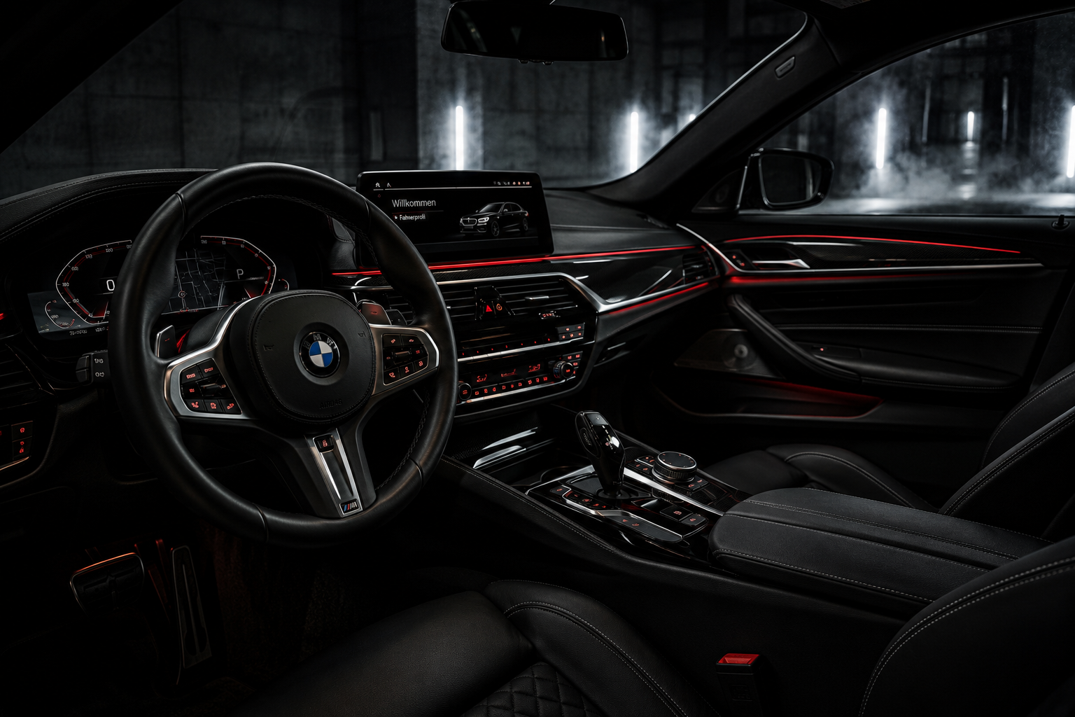 Interior de coche premium